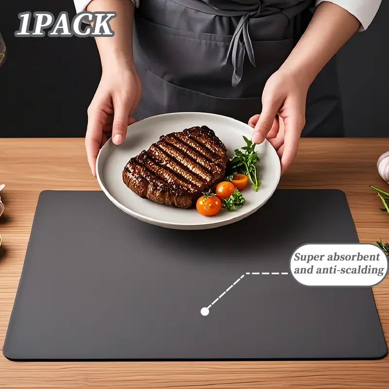 The DrySpace™ | Super Absorbent Dish Drying Pad