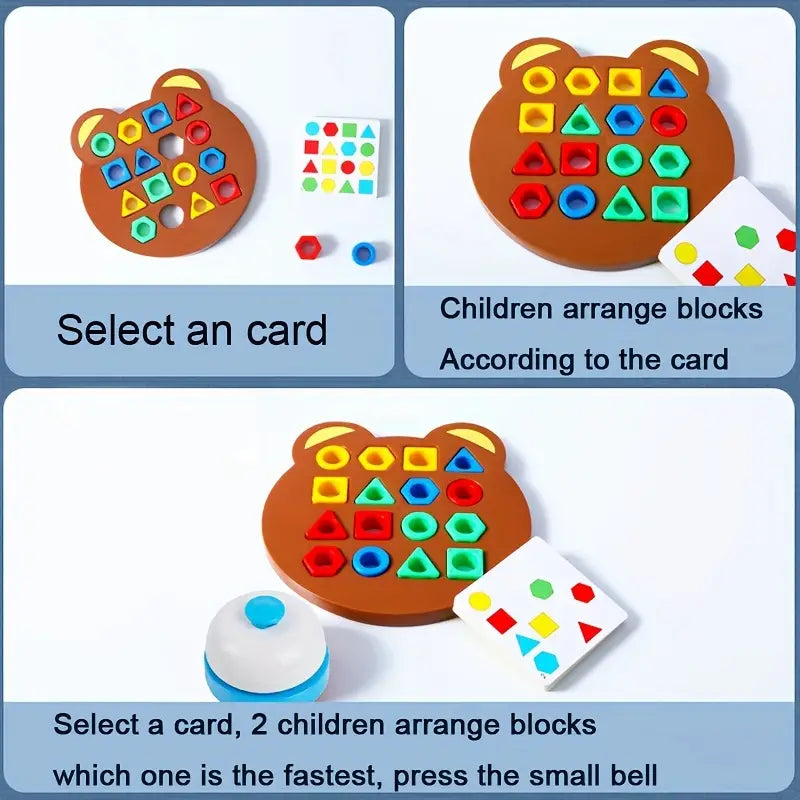 BearMinds™ | Bear-Shaped Matching Game for Kids