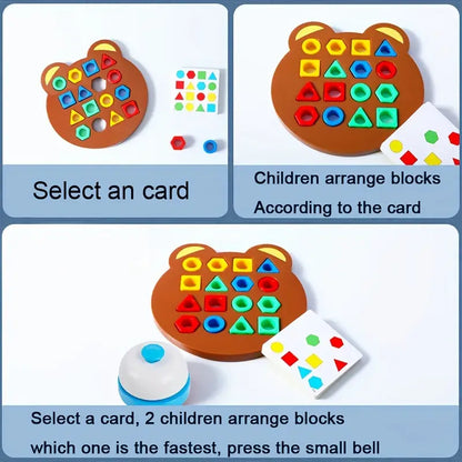 BearMinds™ | Bear-Shaped Matching Game for Kids