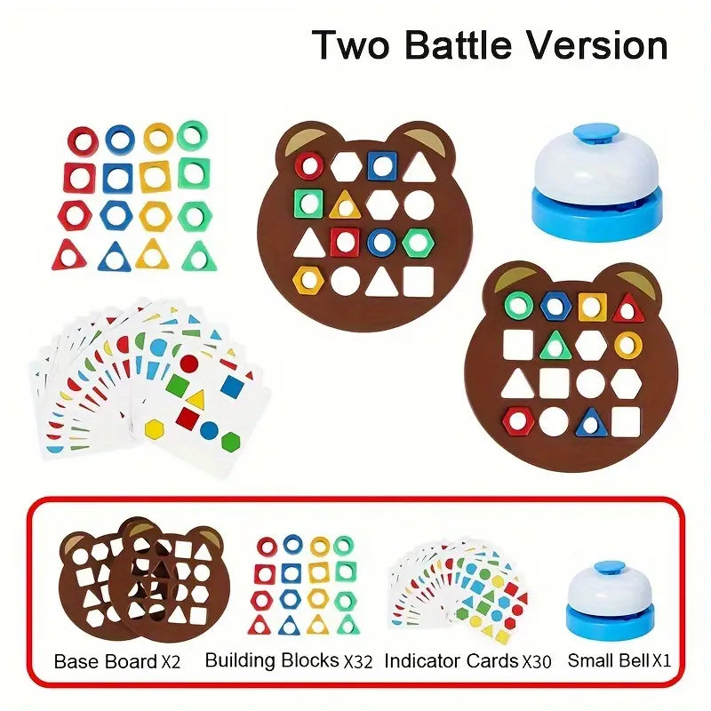 BearMinds™ | Bear-Shaped Matching Game for Kids