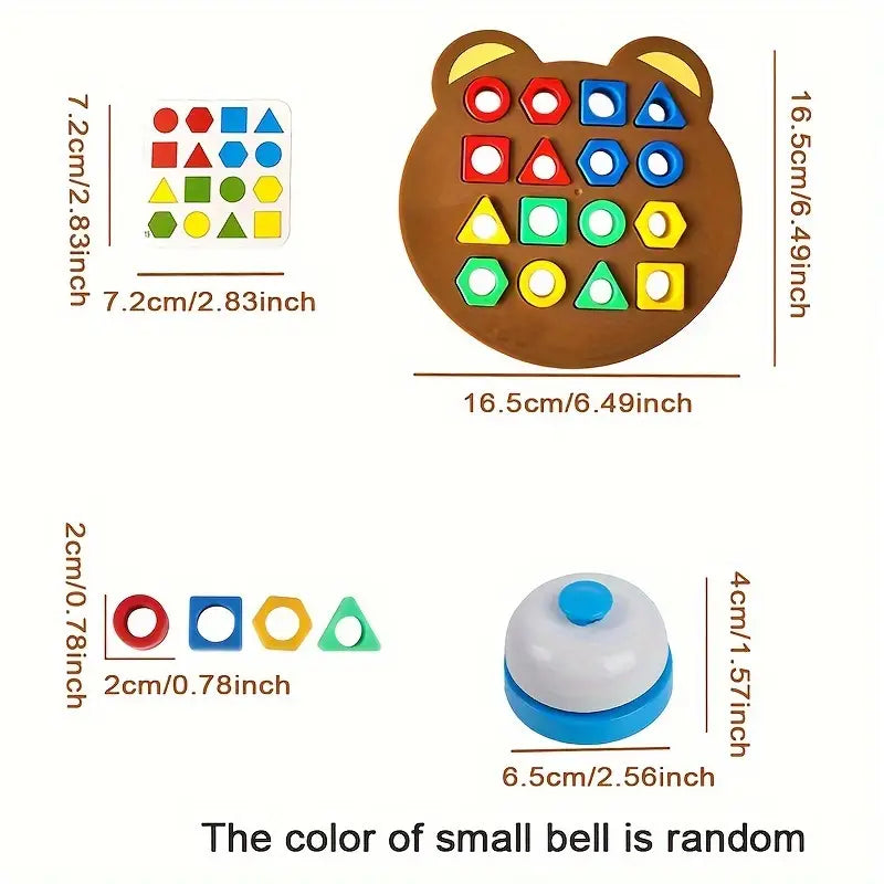 BearMinds™ | Bear-Shaped Matching Game for Kids