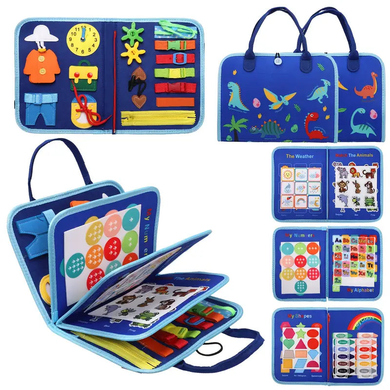 The TinyMinds™ | Montessori Busy Board for Kids