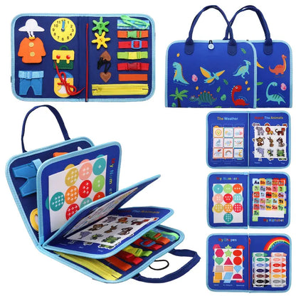 The TinyMinds™ | Montessori Busy Board for Kids