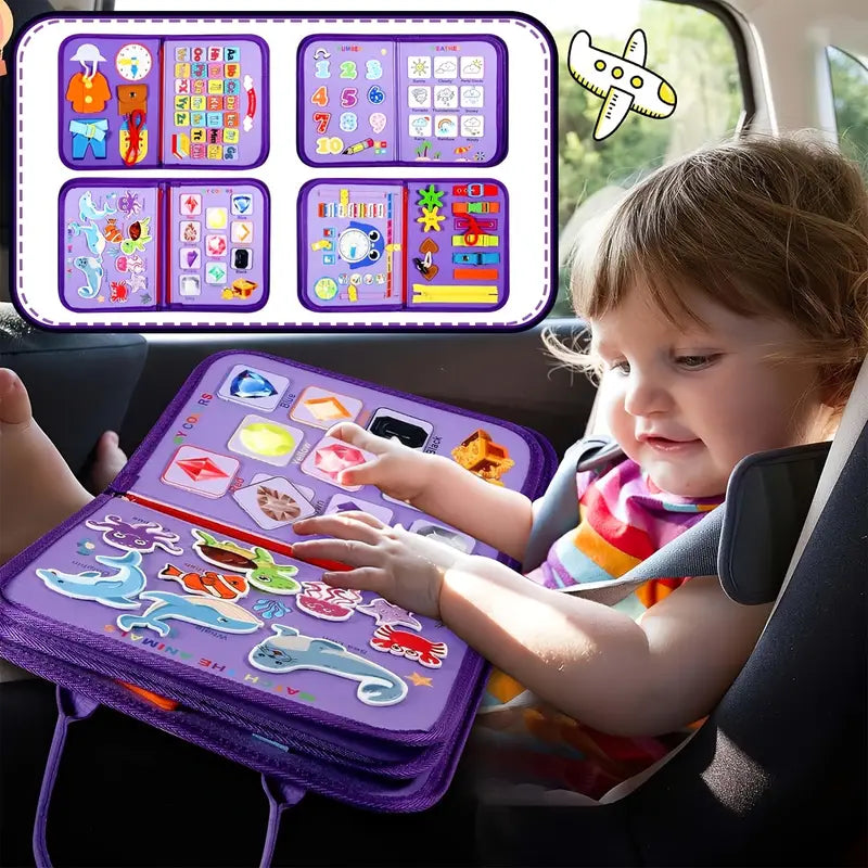 The TinyMinds™ | Montessori Busy Board for Kids